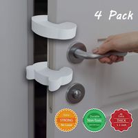 Finger Pinch Guards 4pk | Door Slam Stopper | Baby Proofing Doors Extra Thick 1.1 inch | Prevents Fingers Injuries Fit All Door gate Cling Tightly