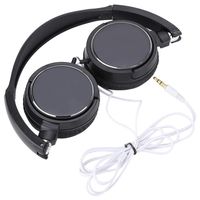 Over Ear Foldable Compact Wired Headset Stereo HiFi Music Headphone LINE-in Support TF Card All Audio onput, EQ Switch