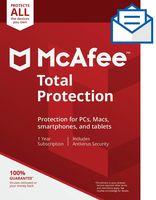 McAfee Total Protection, Unlimited Devices, Antivirus Software, Identity Security, 1 Year Subscription-[Key card]- 2020 Ready