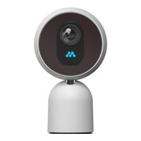 Momentum Robbi 1080p Home Security Camera, Indoor 2.4Ghz IP Surveillance System with Night Vision for Home/Office/Baby/Nanny/Pet Monitor with iOS, Android App, Free Cloud Service - No Cost, White