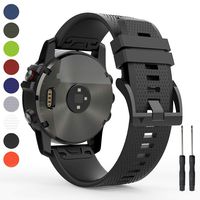 HUMENN 22mm Band Compatible with Garmin Fenix 5, Soft Silicone Sport Watch Strap Replacement for Fenix 5 Plus, Garmin Instinct, Forerunner 935, Approach S60, Quatix 5(Not Fit Fenix 5X/5S)
