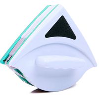 Kecar Glass Cleaner Double Side Magnetic Window Cleaner Useful Glass Surface Wiper Cleaning Brush (Multicolor)