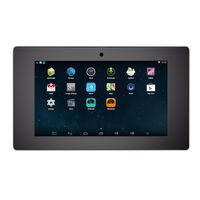 HELMER WiFi Amplifier in Wall, Android Stereo Audio System with 5 Inches Touch Screen Video Player, Black, BM207A