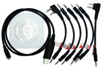 SUNDELY 6 in 1 USB Programming Programmer Cloning Cable Cord for Motorola HYT Icom Baofeng Kenwood Yaesu Vertex TYT Quansheng Puxing Linton Wouxun Weierwei Radio