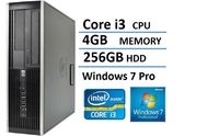 2018 HP Compaq Pro Slim Business Desktop Computer Small Form Factor (SFF), Intel Quad-Core i3 Processor 3.1GHz, 4GB DDR3 RAM, 250GB HDD, Windows 7 Professional 64 Bit (Renewed)