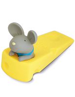 DomeStar Cute Mouse Stopper, Gray Mouse Door Stop Decorative Animal Doorstop Door Wedge
