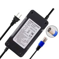Abakoo 36V Electric Bike Battery Charger 42V 2A with 3-Pin XLR Connector Male for Ebike Mini Dirt Bike 650 Power Chair Wheelchair Battery