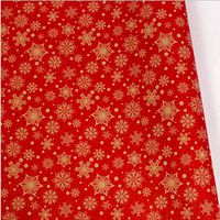 Christmas Gift Wrapping Paper Brown Kraft Paper with Red and Reindeer Pattern for Gift Christmas Elements Collection (Snowflake, 20" x 28")