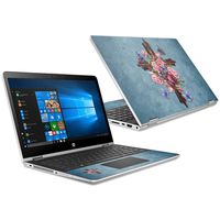 Mightyskins Skin Compatible with Pavilion X360 15.6" (2018) - Rose Cross | Protective, Durable, and Unique Vinyl Decal Wrap Cover | Easy to Apply, Remove, and Change Styles | Made in The USA
