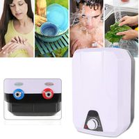 DONNGYZ Electric Tankless Water Heater,1500W Electric Tankless On Demand House Shower Sink for Bathroom Kitchen Hotel 110V 50HZ(US Stock)