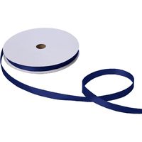 Jillson Roberts Bulk 5/8-Inch Double Faced Satin Ribbon Available in 21 Colors, Navy, 100 Yard Spool (BFR0926)