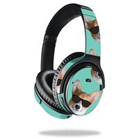 MightySkins Skin Compatible with Bose QuietComfort 35 Headphones - Cool Corgi | Protective, Durable, and Unique Vinyl Decal wrap Cover | Easy to Apply, Remove, and Change Styles | Made in The USA