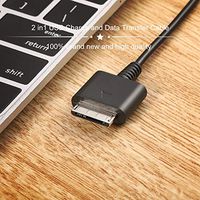 2 in 1 USB Data Charge Cable for PSP GO USB Charger Cable Data Transfer Charging Cord Line PSPGO Black