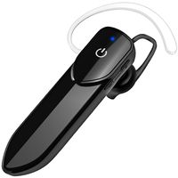 Huifen Wireless Bluetooth Headset,Sport Earbud Portable Earpiece Hands-Free Ear Headphone IPX3 Waterproof HiFi Stereo 36Hrs Music Time Car Headset with Mic for Cell Phone Home/Travel (Black)