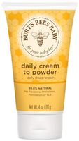 Burt's Bees Baby Daily Cream to Powder, Talc-Free Diaper Rash Cream - 4 Ounces