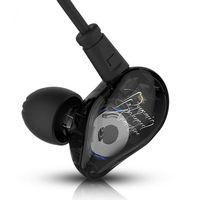 KZ ED16 in-Ear Earbuds, Yinyoo Ear Noise Cancelling Headphones Stereo Deep Bass Earphones Headsets in Ear Monitor with Hybrid Dynamic Drivers and Balanced Armature 2BA & 1DD 3.5mm Plug Cable(no mic)
