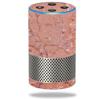 MightySkins Skin Compatible with Amazon Echo (2ND Gen) - Pink Marble | Protective, Durable, and Unique Vinyl Decal Wrap Cover | Easy to Apply, Remove, and Change Styles | Made in The USA