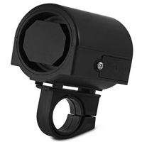 Top of top store Ultra-Loud MTB Road Bicycle Bike Bell Horn Electronic Cycle Cycling Alarm 360 Degree Rotation Cycling Hooter Siren (Black)