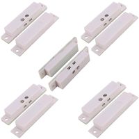 UHPPOTE Normal Closed Wired Screw-Terminal Surface-Mount Magnetic Contact for Window Door Security (Pack of 5)