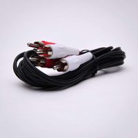FireFold 2 RCA Audio Cable - Male to Male 6ft - for Connecting DVD Players, VHS Players, Sega Dreamcast, Nintendo 64