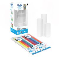 3Doodler Create Canvas Kit, Vases (X3), with 2 Pack of Plastic Filaments
