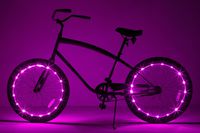 Brightz WheelBrightz LED Bicycle Wheel Accessory Light (2-Pack Bundle for 2 Tires), Pink