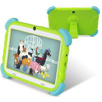 Kids Tablet, 7 inch Android 8.1 Tablet for Kids, 16GB with WiFi, Preinstalled Educational APP Quad-Core Processor, IPS HD Display, Bluetooth, Green