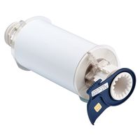 Brady 13549 PowerMark 50' Length x 6" Width, B-580 Vinyl Film, White Indoor/Outdoor Tape