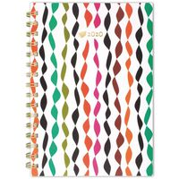 2020 Planner, Jane Dixon for Cambridge Weekly & Monthly Planner, 5-1/2" x 8-1/2", Small, Streamers (1285-200)
