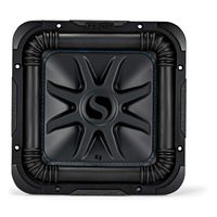 Kicker L7S Solo-Baric 10 Inch 1200 Watt 2 Ohm DVC Square Subwoofer | 44L7S102