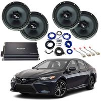 Compatible with Toyota Camry 2018-2019 Premium Speaker Upgrade Package Harmony C65 & CXA300.4 (Renewed)