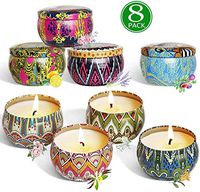 Bingolife Scented Candles Outdoor and Indoor Natural Soy Wax Aromatherapy Candle Portable Travel Tin Gift Set¡­