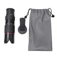 Oumij Telescope TX-13 12X FMC Multi-Layer Film with 37mm Thread Hole High Definition Telephoto Lens for Mobile Phone for Bird Watching, Camping