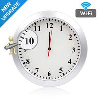 Newwings Upgrade 1080P WiFi Hidden Camera Wall Clock Spy Camera Nanny Cam with Motion Detection, Indoor Covert Security Camera for Home and Office, No Night Vision