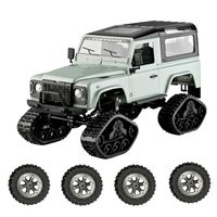 Coedfa RC Military Truck 1:16 Run for 20mins Car Toy Off-Road Sport Cars Toys 2.4G 4WD with 8 Tires Rock Crawler Vehicle Gifts with Transmitter Control for Kids Children USB Charged (13.6x6.7x7.4in)