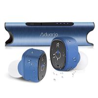 Wireless Earbuds Bluetooth Headphones Bluetooth Earphones Wireless Headset 5.0 TWS IPX7 Waterproof Stereo Hi-Fi Sound Earphone with Mic Charging Case for Sports Running - Blue