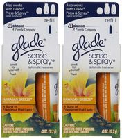 Glade Sense & Spray Refill - Hawaiian Breeze - .43 oz - 2 pk