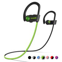 Bluetooth Headphones, Letsfit Wireless Headphones, IPX7 Waterproof Sports Earphones Gym Running, HD Stereo Headset w/Mic, 8 Hours Battery Noise Cancelling Bluetooth Earbuds