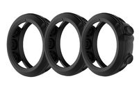TenCloud for Garmin Tactix Bravo and Quatix 3 Watch Band Cover Cases Shell Sleeve Protector Accessories (Black-3pcs)