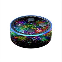 itsaskin Skin Decal Vinyl Wrap for Amazon Echo Dot 2 (2nd Generation) / Rainbow Bubbles