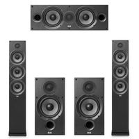 Elac Debut 2.0-5.0 System with 2 F6.2 Floorstanding Speakers, 1 C6.2 Center Speaker, 2 B6.2 Bookshelf Speakers
