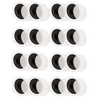 Theater Solutions TS80C in Ceiling 8" Speakers Surround Sound Home Theater 8 Pair Pack