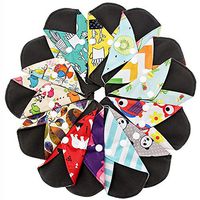 Yu2d 🌹🌹 Reusable Bamboo Cloth Washable Menstrual Pad Mama Sanitary Towel Pad（Multicolor O）