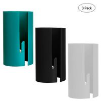 3 Pack Wrapping Paper Cutter, Christmas Clearence Wrapping Paper Cutting Tools,Easy Quick,Creative Sliding Paper Roll Cutter,（Black, White, Green）