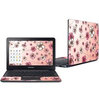 Mightyskins Skin Compatible with Samsung Chromebook 3 11.6" - Cherry Blossom | Protective, Durable, and Unique Vinyl Decal Wrap Cover | Easy to Apply, Remove, and Change Styles | Made in The USA