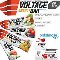 Nutrend Voltage Energy Cake Protein BAR 25x65g Mix Flavor Combines a reat Taste and a Perfect Form of Energy Intended for Replenishment of Energy GI 32 Vitamin C E zinc
