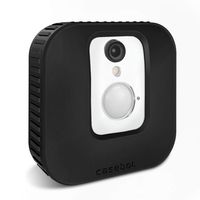 Fintie Blink Indoor Camera Silicone Skin, Soft Silicone Anti-Scratch Protective and Camouflaged Case Cover Accessories for Blink Indoor Home Security Camera, 1 Pack Black