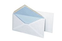 Ampad Business Envelope, White, #10, Security, Gummed, 40-Box