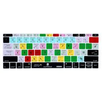 XSKN Photoshop CC Functional Shortcut PS CC Silicone Keyboard Skin Cover for New MacBook Pro 13 Inch A1708 (2016 Version, No TouchBar) and Macbook 12" A1534, US layout