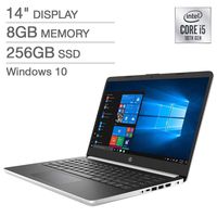 HP_Latest 14" IPS FHD Laptop Computer PC with Intel Core i5-1035G1 Processor, 8GB RAM, 256GB SSD, HDMI, SD Card Reader, Bluetooth 4.2, Windows 10 (10th Gen i5 + SSD + FHD)